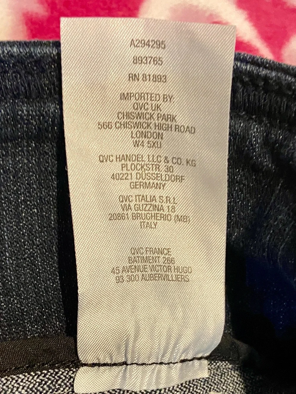 Women’s Dark Blue Denim Stretchy Pull on Jeans D & Co size 14